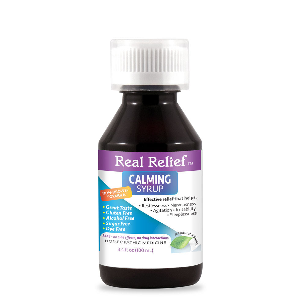 Real Relief Calming Syrup Non Drowsy Formula 3.4 Fl Oz
