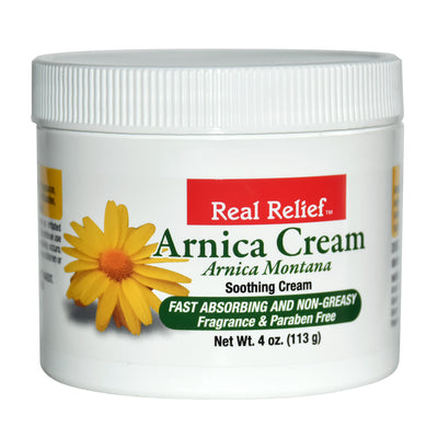 Real Relief Arnica Cream 4 oz Soothing Cream