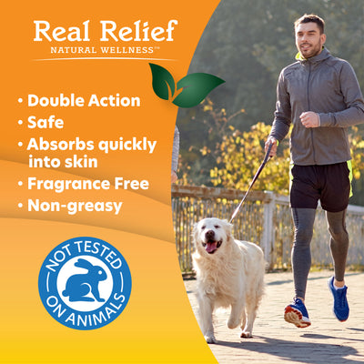 Real Relief Arnica Gel 4 oz Fast Absorbing, Cooling & Non-Greasy Soothing Gel